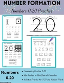 Handwriting Practice for Numbers 0-20