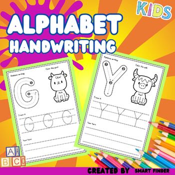 Alphabet Tracing Book Nonfiction Pictures