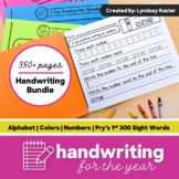 Handwriting Practice - The Bundle