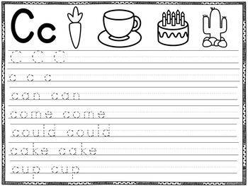 Handwriting Printables by Haley O'Connor | TPT