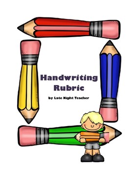 Preview of Handwriting Rubric