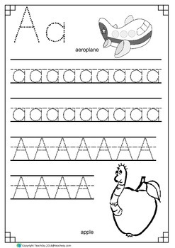 Handwriting Sheets A-Z by TeachEzy | Teachers Pay Teachers