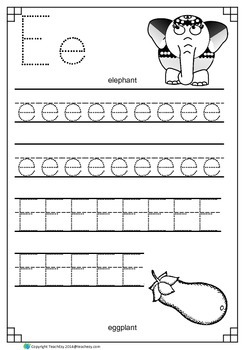 Handwriting Sheets A-Z by TeachEzy | Teachers Pay Teachers