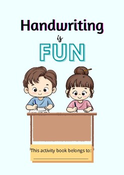 Preview of Handwriting Skills Activity- Slanting Lines