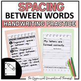 Spacing Between Words - Handwriting Practice Occupational Therapy