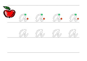 Preview of Handwriting - Start and Stop Points for Victorian Modern Cursive