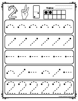 handwriting strokes to practice the numbers 0 to 9 by lovely jubblies teach