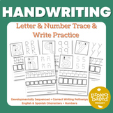 Handwriting Trace and Write Developmentally Sequenced Engl