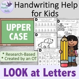 Handwriting Upper Case - Letter Recognition - "LOOK at LETTERS"