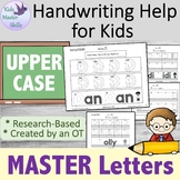 Handwriting Upper Case - Writing Practice - "MASTER LETTERS"