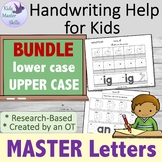 Handwriting Upper and Lower Case - Writing Practice BUNDLE
