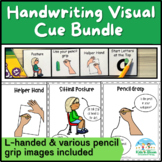 Handwriting Skills Posture and Grasp Visuals & Desk Strips Bundle