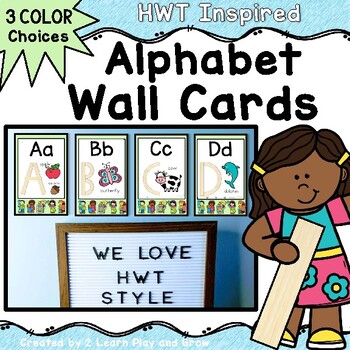 Preview of Handwriting Without Tears Alphabet Wall Cards HWT