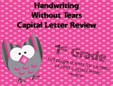 Handwriting Without Tears Capital Review Pages