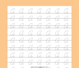 Handwriting Without Tears Cursive A-Z Tracing Practice Wor