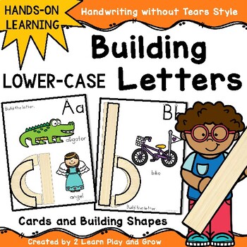 Preview of Handwriting Without Tears HWT Inspired Lower-case Letter Building 50% off
