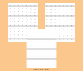 Handwriting Without Tears Letter Formation A-Z Tracing Practice Worksheet