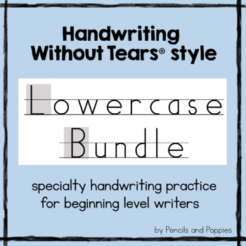  Handwriting Without Tears 1st Grade Printing Bundle
