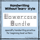 Handwriting Without Tears® style NUMBER Formation practice worksheets BUNDLE