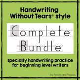 Handwriting Without Tears® style BUNDLE handwriting practi
