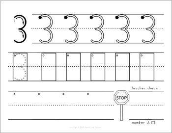 handwriting without tears number formation practice