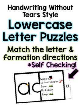 Lowercase at Last Book 1 Explicit Instruction Handwriting without Tears  Style Font - Your Therapy Source