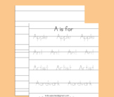Handwriting Without Tears Words Letter Formation A-Z Traci