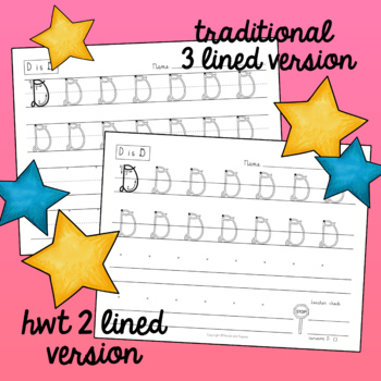Handwriting Without Tears: Cursive Paper With Double-lined Spaces 3rd to  5th Grade, Kindergarten to Learn Exercises, Practice or Activities Writing