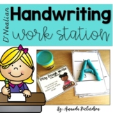 Handwriting Work Station (D'Nealian)