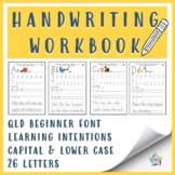 Handwriting Workbook - Beginners QLD Font