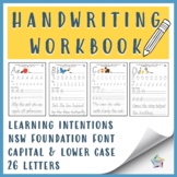 Handwriting Workbook - NSW Foundation Font