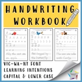 Handwriting Workbook - VIC/WA/NT font