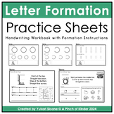 Handwriting Workbook with Formation Instructions