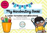 Handwriting Worksheet NSW Foundation Font with Alliterations! Print and Go!