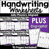 Handwriting Worksheets Bundle | Jolly Phonics Supplement