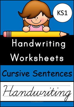 Preview of Handwriting Worksheets (Cursive Sentences)