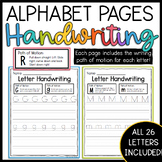 Handwriting Worksheets for Kindergarten Alphabet Writing M