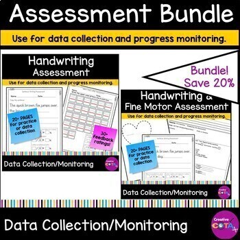 Preview of Occupational Therapy Handwriting & Fine Motor Data Assessment Screening Tools