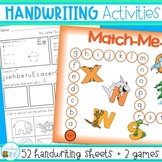 Handwriting and Alphabet Worksheets