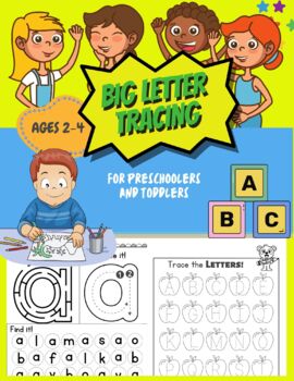 Preview of Handwriting and pen control exercises for children ages 2-4.