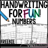 Handwriting Practice FREEBIE | Number Writing Practice