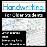 *Handwriting for Older Students