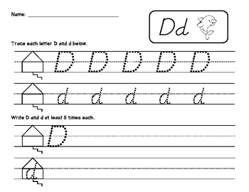 Handwriting practice pages in Orton-Gillingham style {Block & D'Nealian}!!