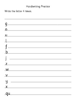 handwriting practice writing letter formation jolly phonics homework