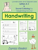 DISTANCE LEARNING - Handwriting sheets A-Z