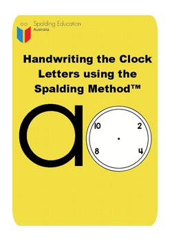 Preview of Handwriting the Spalding Phonogram Clock Letters