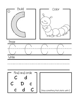Letter of the Day Worksheets(Handwriting without Tears) | TPT