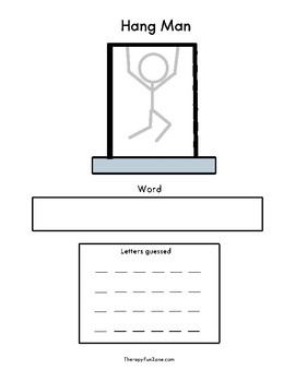 Hangman Game Pad  Hangman game, Printable games for kids