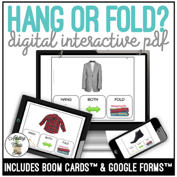Preview of Hang or Fold Digital Interactive Activity