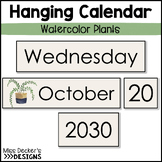 Hanging Calendar | Watercolor Plants